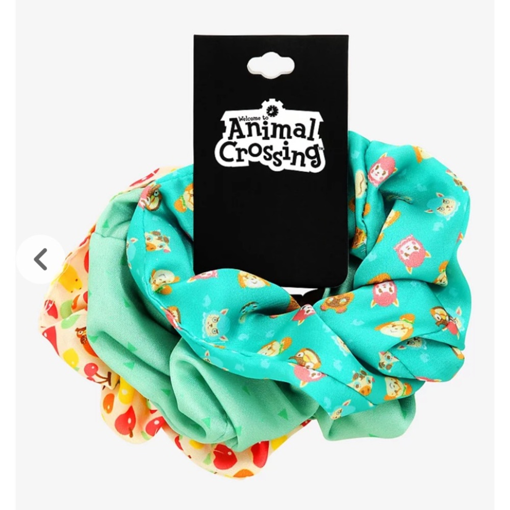 NWT Animal Crossing Scrunchy Set